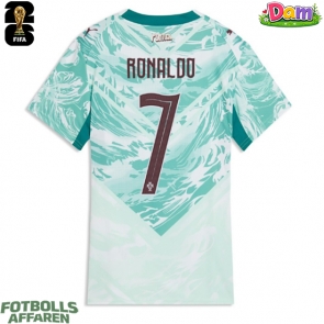 Portugal Cristiano Ronaldo #7 Bortatröja Kvinnor VM 2026 Kortärmad